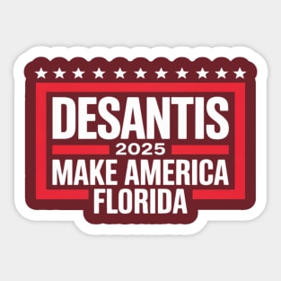 Desantis 2024 Make America Florida Men's Sticker